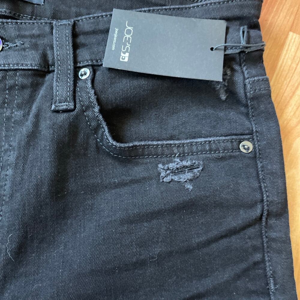 Joe's high rise skinny ankle Black Jean - Picture 4 of 9